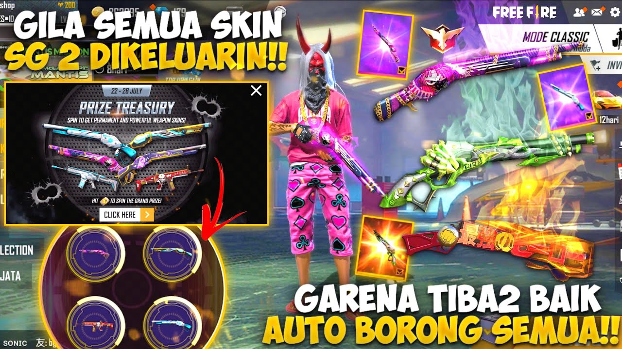 EVENT GAK NGOTAK RILIS!! SEMUA SKIN SG 2 DIKELUARIN LAGI?! GARENA TIBA2 BAIK AUTO BORONG SEMUANYA..