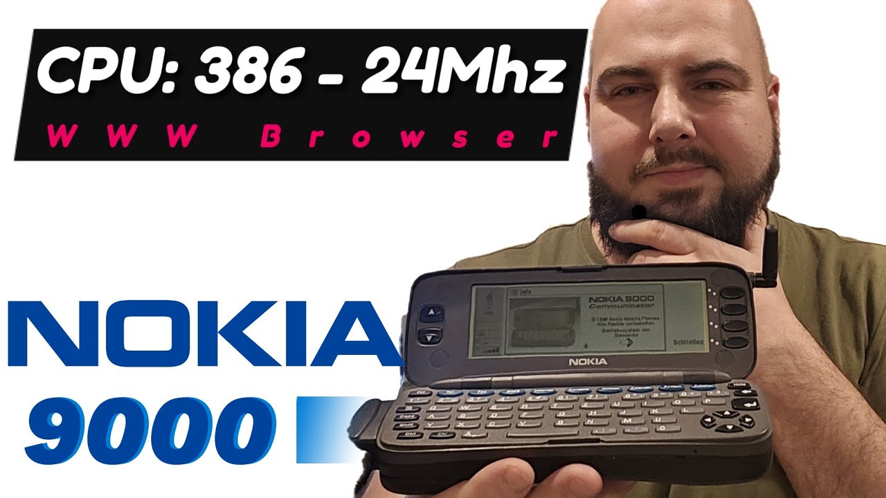 Nokia 9000 Communicator - Internet v mobilu už od roku 1996! Retro recenze