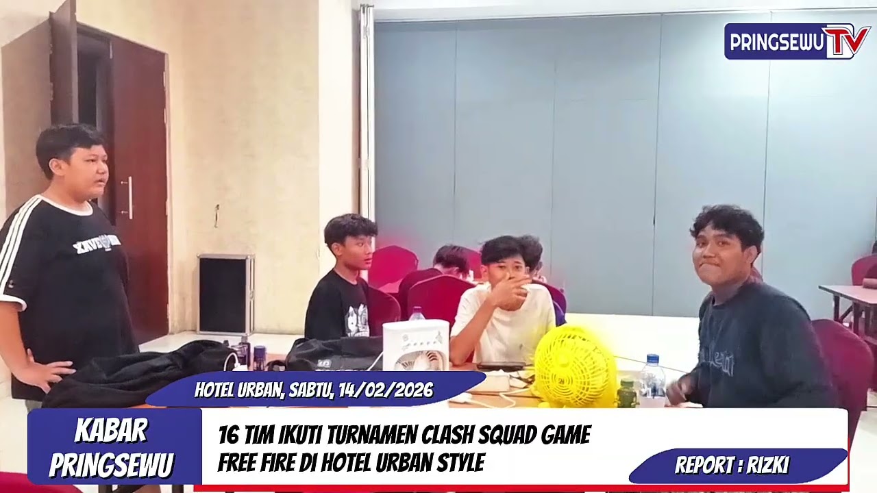 16 Tim Ikuti Turnamen Clash Squad Game Free Fire Di Hotel Urban Style