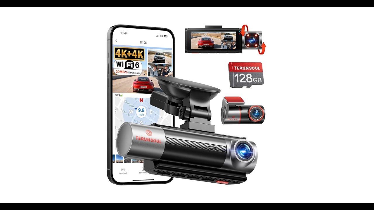 🎥 UNBOXING & REVIEW | TERUNSOUL D018 Dash Cam 3 Canales 4K + 4K + 1080P 🚗📹 | Español