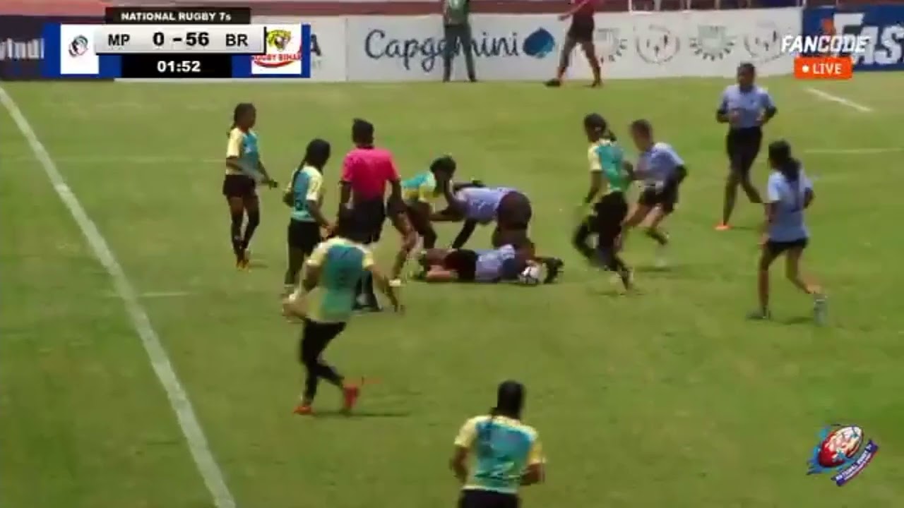 Bihar vs odisha women's junior rugby