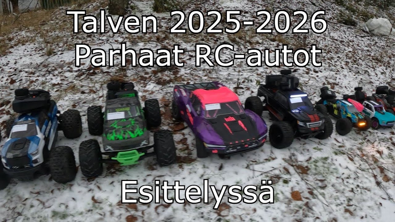Talven 2025-2026 Parhaat RC-autot esittelyss&auml;