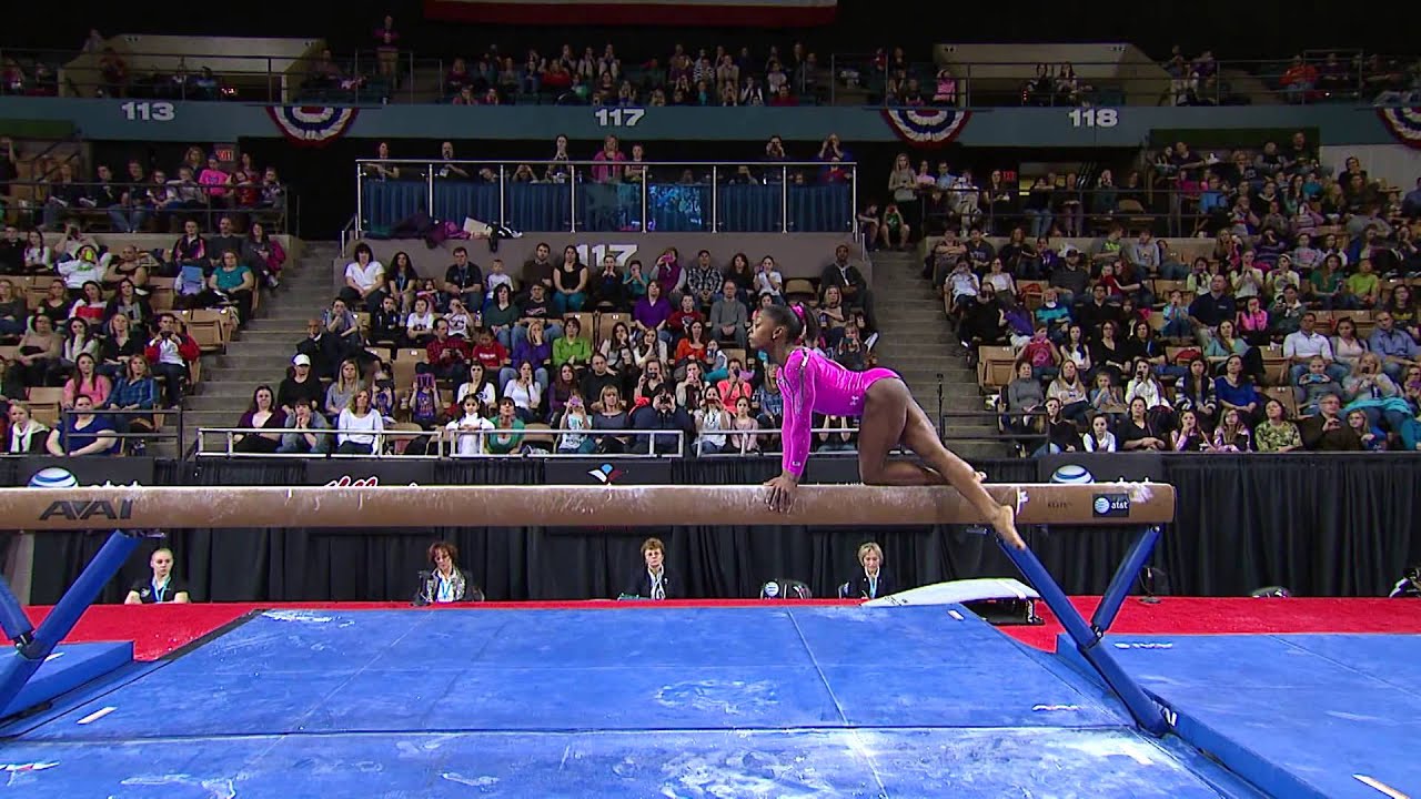 Симона Байлз — Бревно — Кубок Америки AT&T 2013
