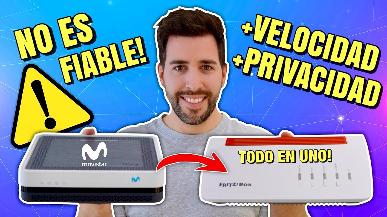 PASO de Movistar y CAMBIO su ROUTER por ESTO! | FritzBox 5590