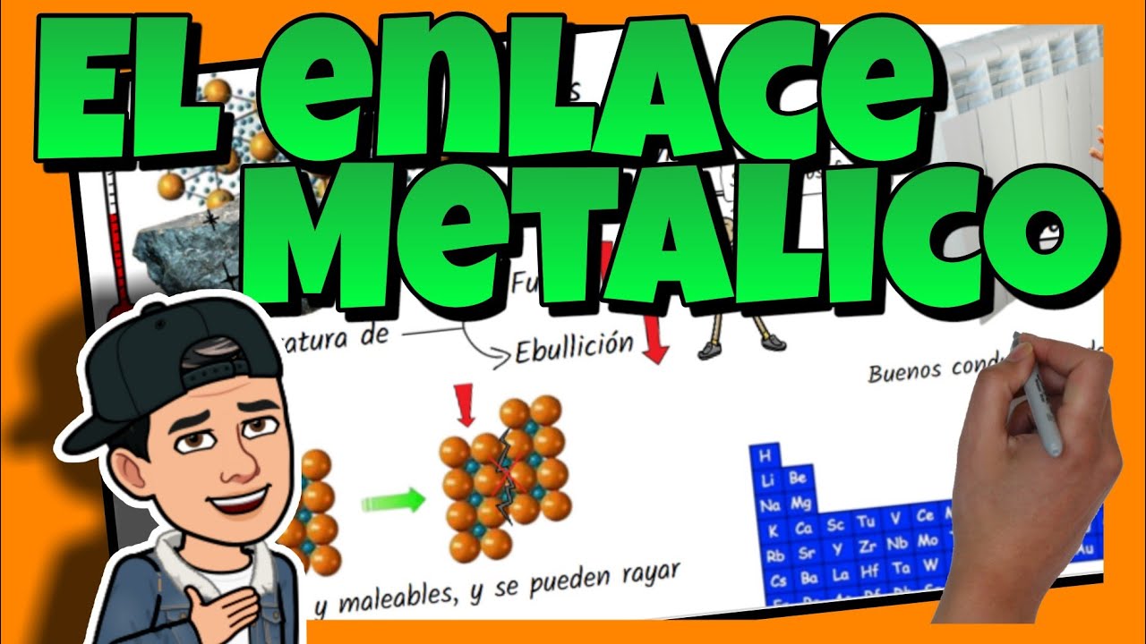 🟠 QUÍMICA | ENLACE METÁLICO explicación FÁCIL