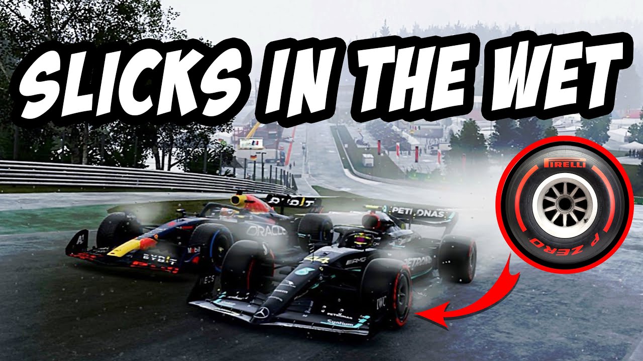 DRY TYRES ON A WET TRACK CHALLENGE VS 0% AI ON F1 23