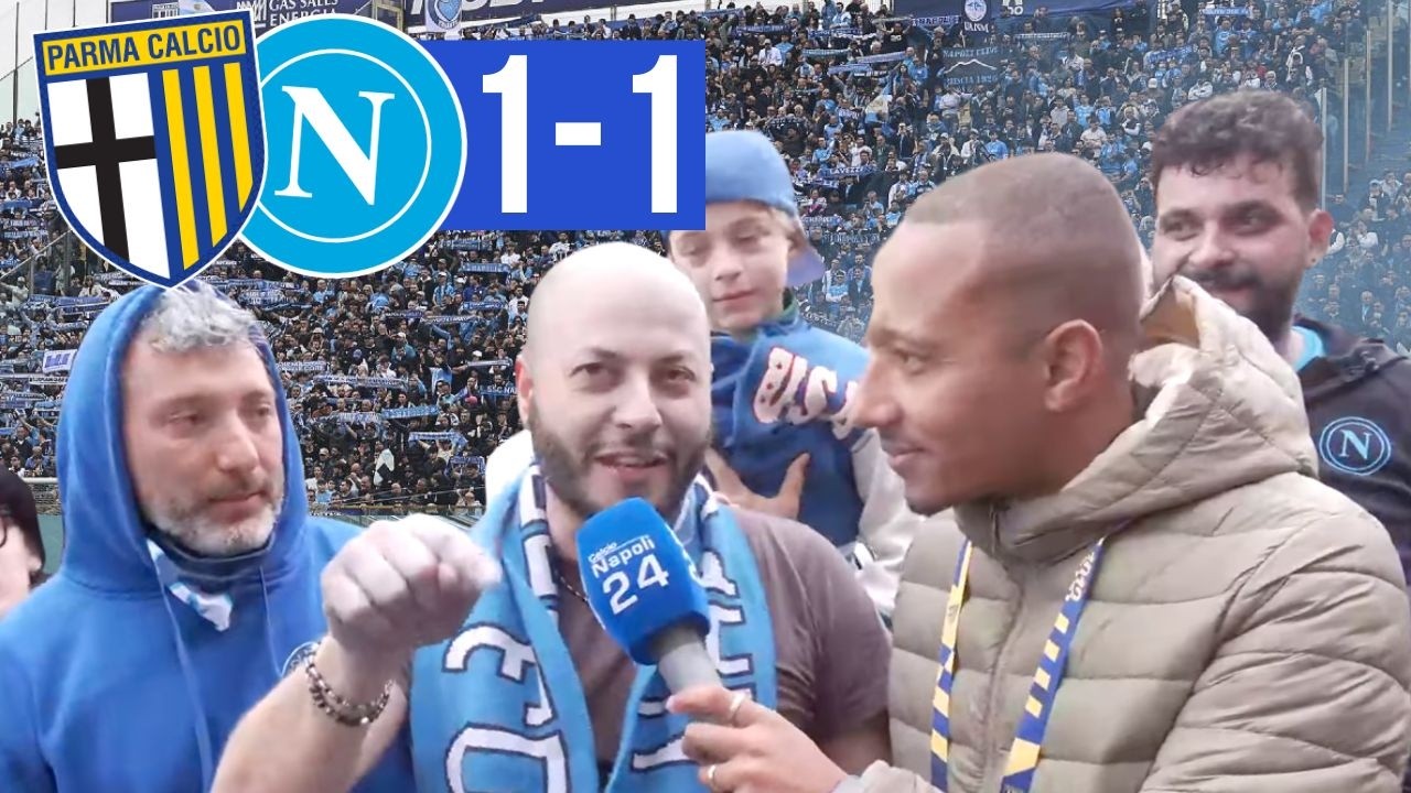 PARMA NAPOLI 1-1 ❌⚽ Guardate la reazione dei napoletani al Tardini