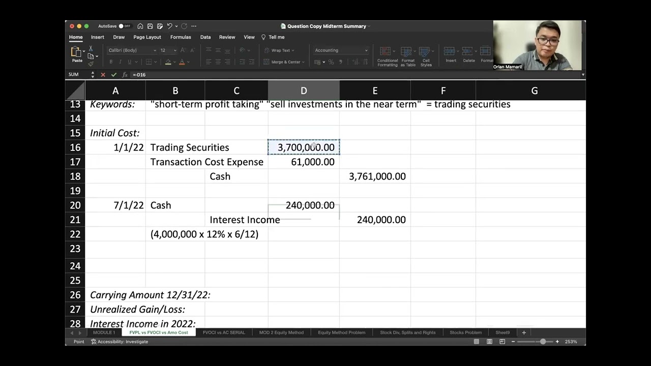 FVPL Accounting  | Video #2: IFRS 9 and IAS 28 Series