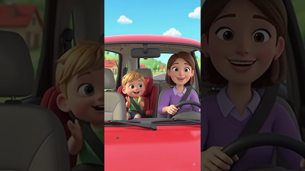 🚗🪑 Stay Safe in the Car! | Wear Your Seat Belt & Stay Inside #shorts