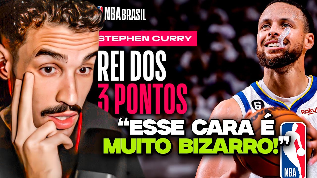 AS BOLAS DE 3 PONTOS MAIS INACREDIT&Aacute;VEIS DE STEPHEN CURRY! | REACT NBA