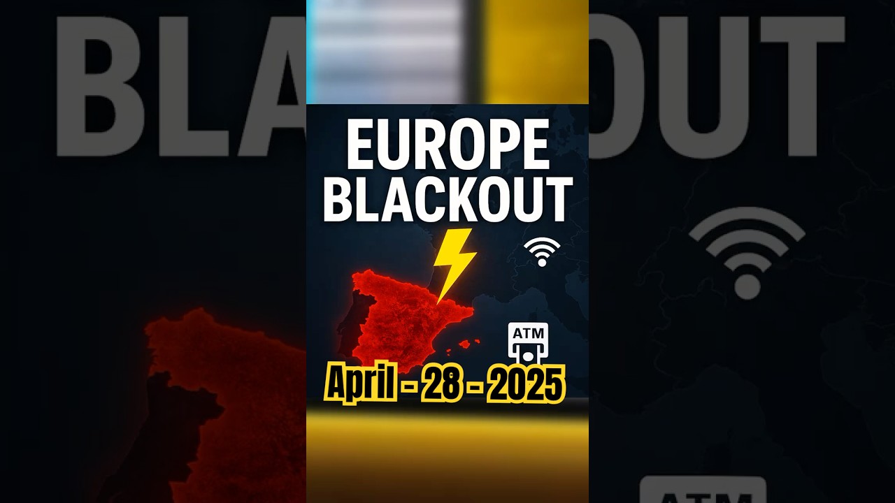 Europe BLACKOUT ( Spain, Portugal & France) 🚨