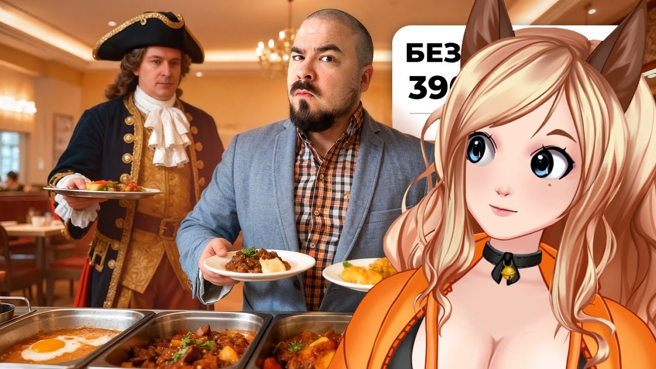 Реакция Безлимитная еда за 390 рублей в Питере!