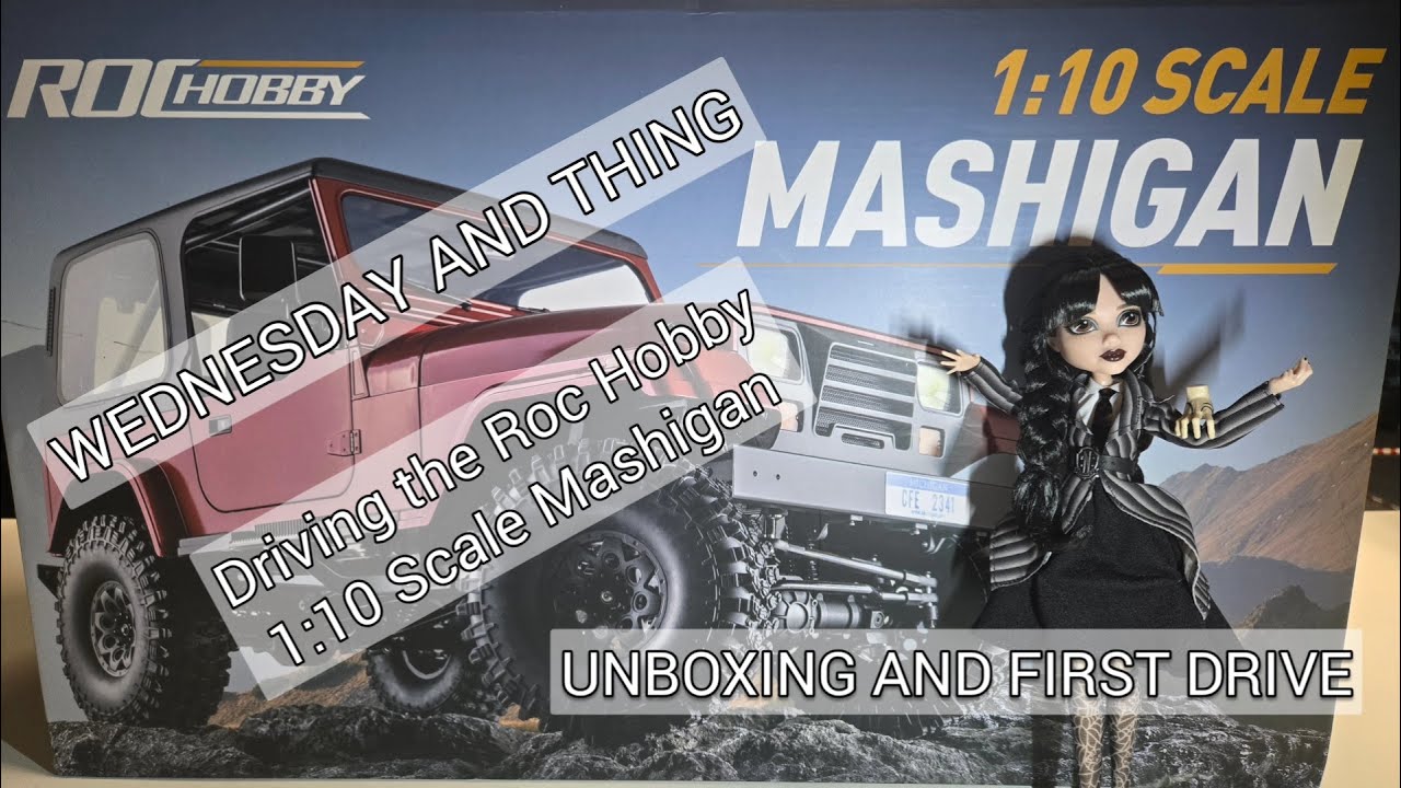 Wednesday and Thing, Driving The RocHobby Mashigan Crawler