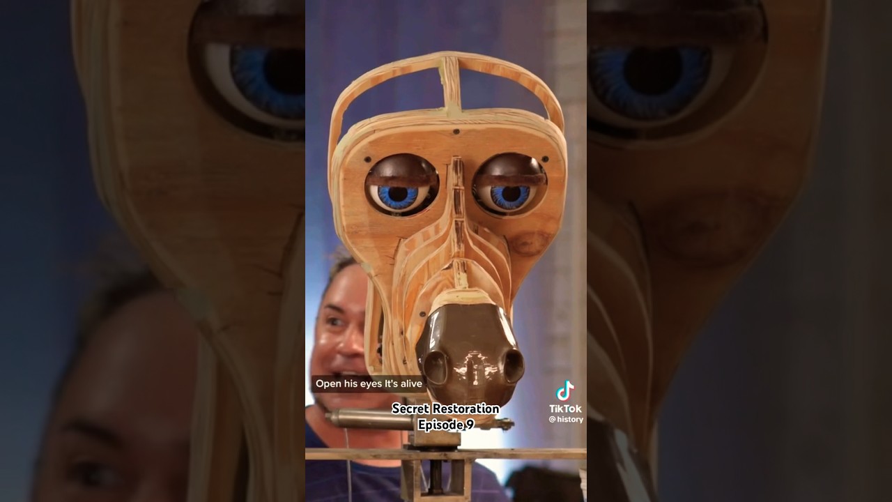 That Time I HORSED Around On History Channel #shorts #robots #animatronics