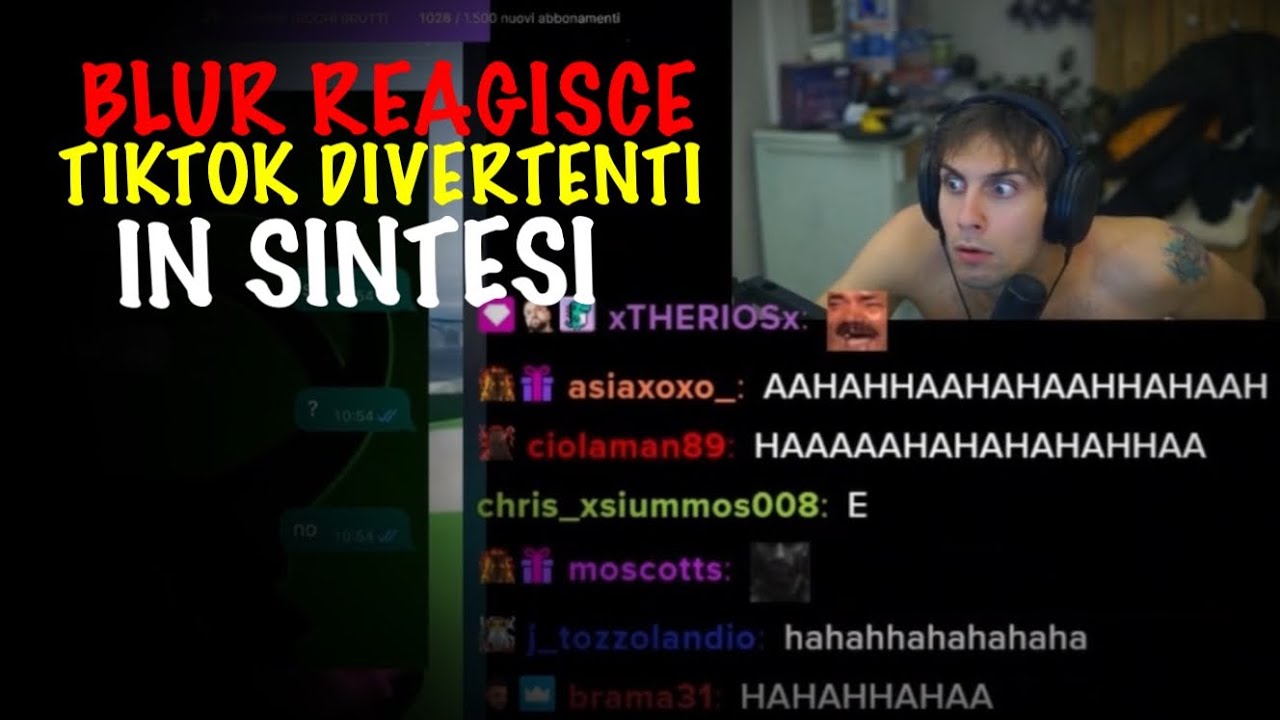 BLUR REACTION AI TIKTOK DIVERTENTI DI INSINTESI