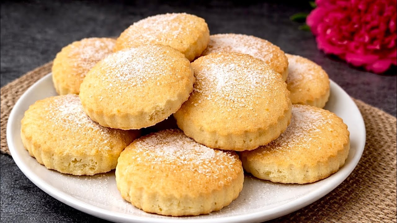 Самое вкусное и быстрое молочное печенье всего за 10 минут! Тающее во рту!