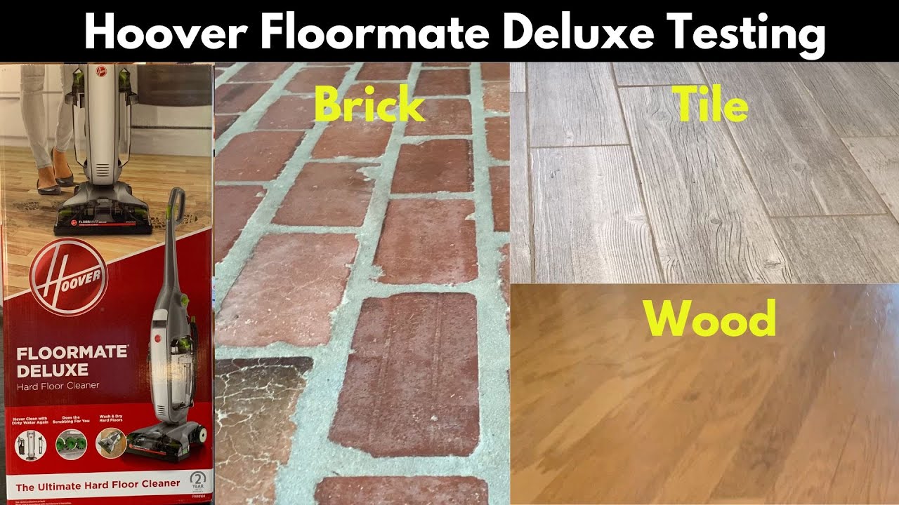 Тестирование пылесоса Hoover Floormate Deluxe Hard Floor Cleaner на кирпичных, плиточных и деревянных полах &mdash; модель FH40160