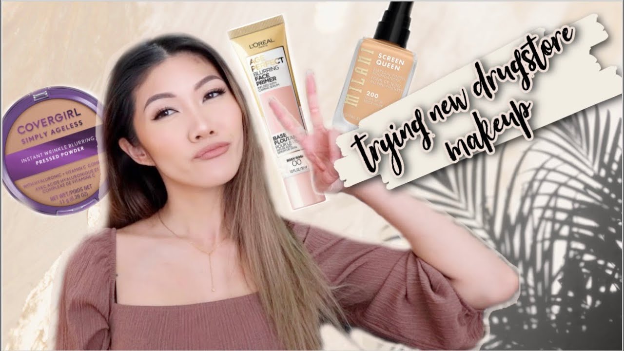 Trying New Drugstore Makeup | Nadia Ngo
