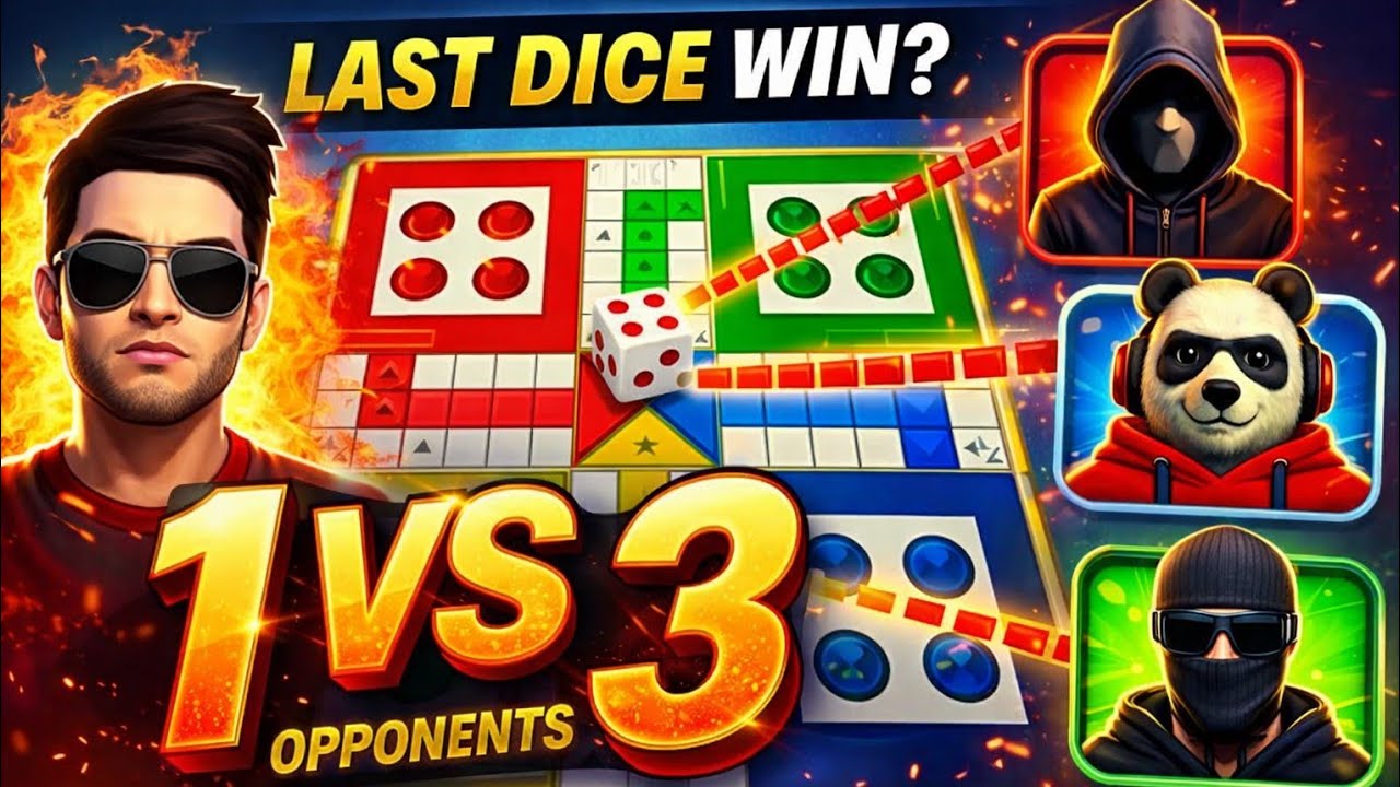 1 VS 3 Ludo King Live 🔥 Aaj Sabko Haraunga!