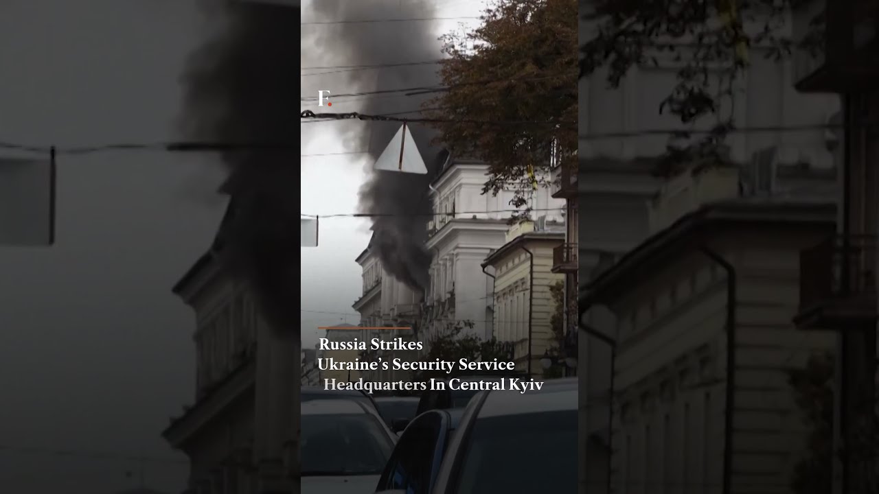 Russia Strikes Ukraine&rsquo;s Security Service Headquarters In Central Kyiv