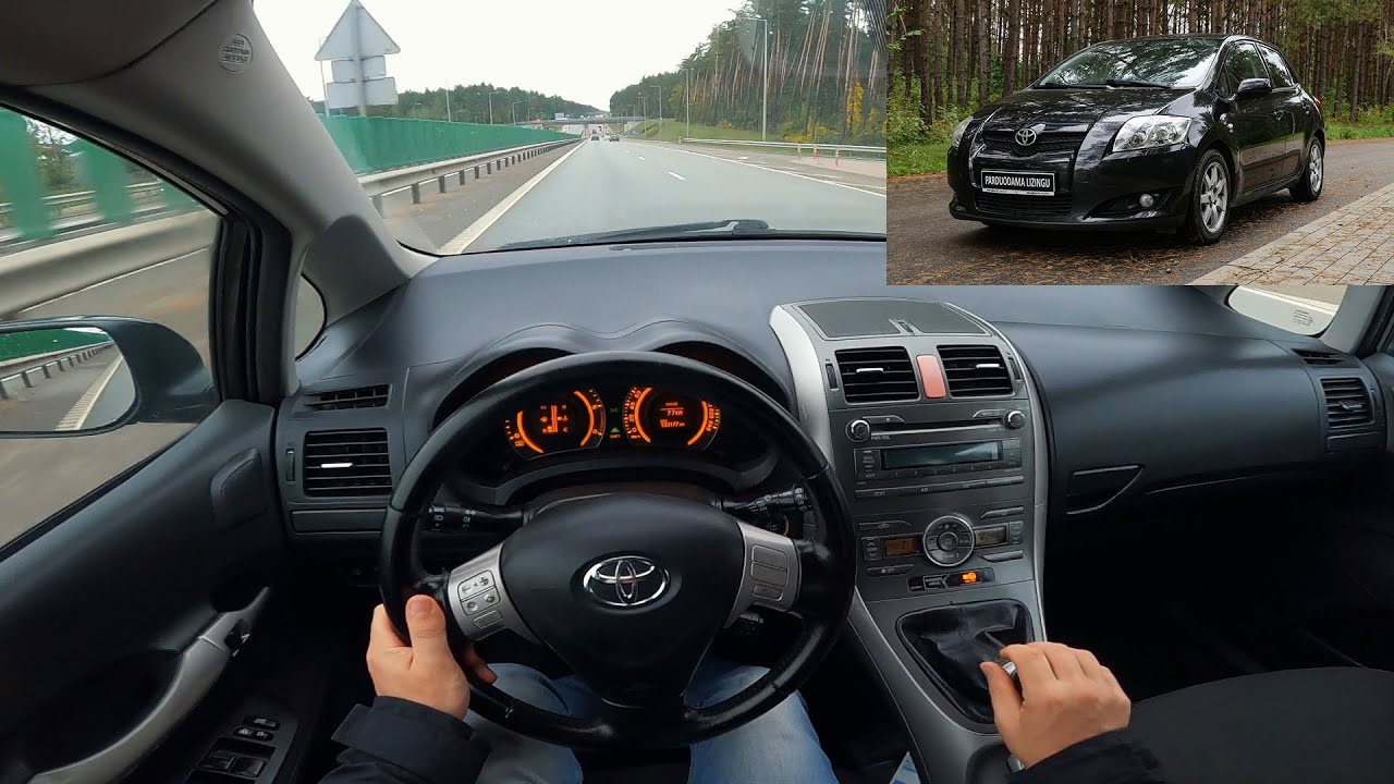 2008 Toyota Auris I 2.2 D-4D 177 Hp  POV Test Drive @DRIVEWAVE1