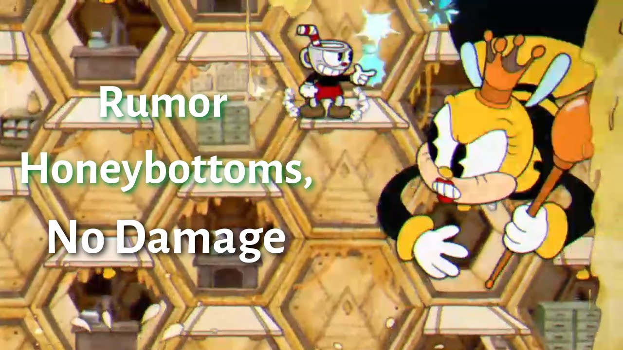 How to beat Rumor Honeybottoms (No Damage) | Cuphead