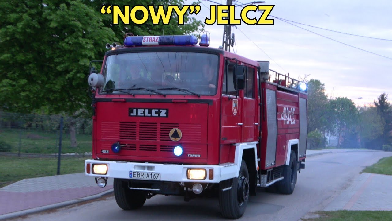 CIĘŻKI JELCZ 422 TRAFIŁ DO OSP - Powitanie 