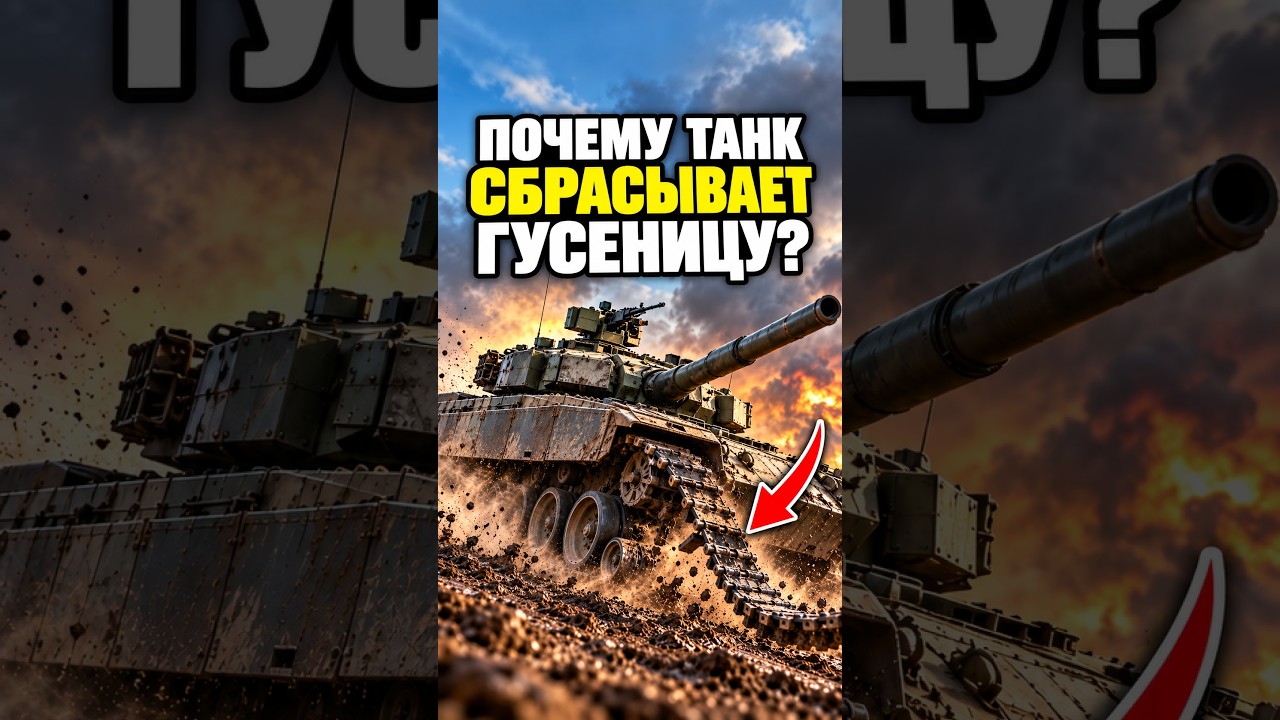 Почему ТАНК может СБРОСИТЬ гусеницу в бою?