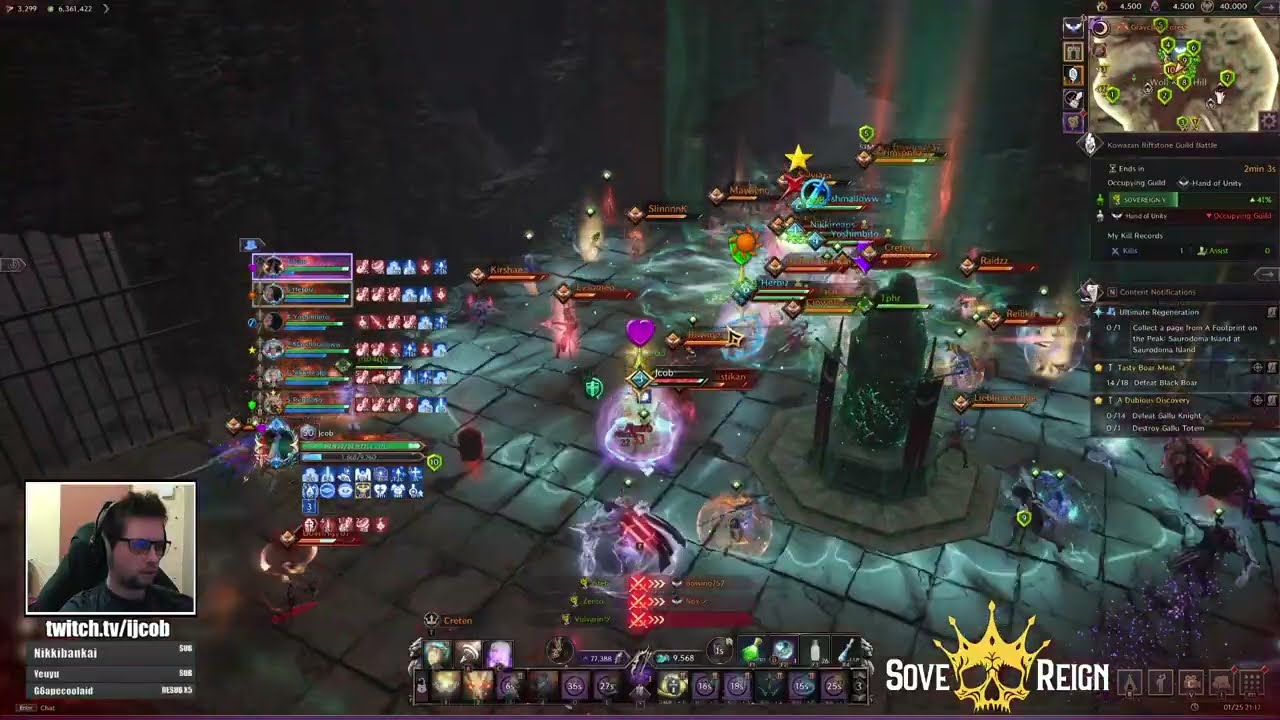 Bow/Wand | Frontline Healer | PvP | Riftstone | Kowazan | Sovereign Y vs Hand of Unity