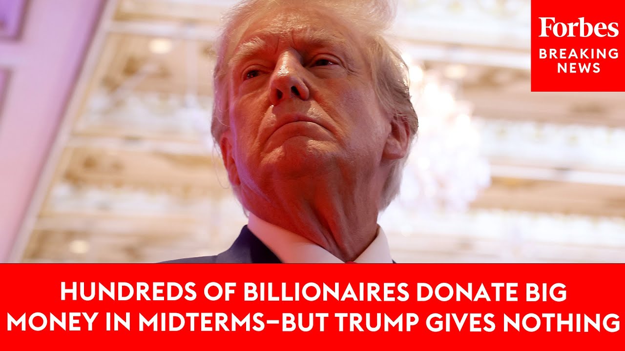 Election 2022 | Hundreds Of Billionaires Donate Big Money In Midterms&ndash;But Trump Gives Nothing