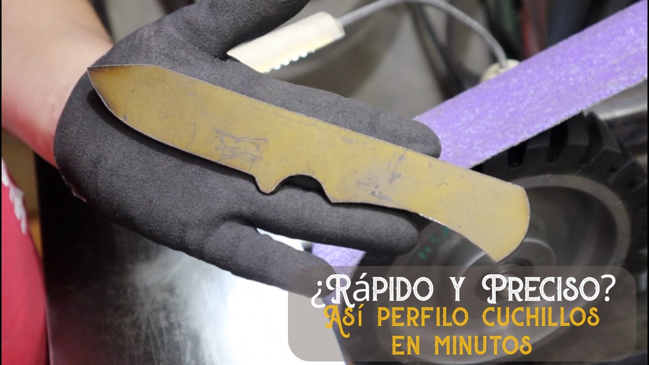Perfila Cuchillos en 5 Minutos: Técnica Rápida con Lijadora