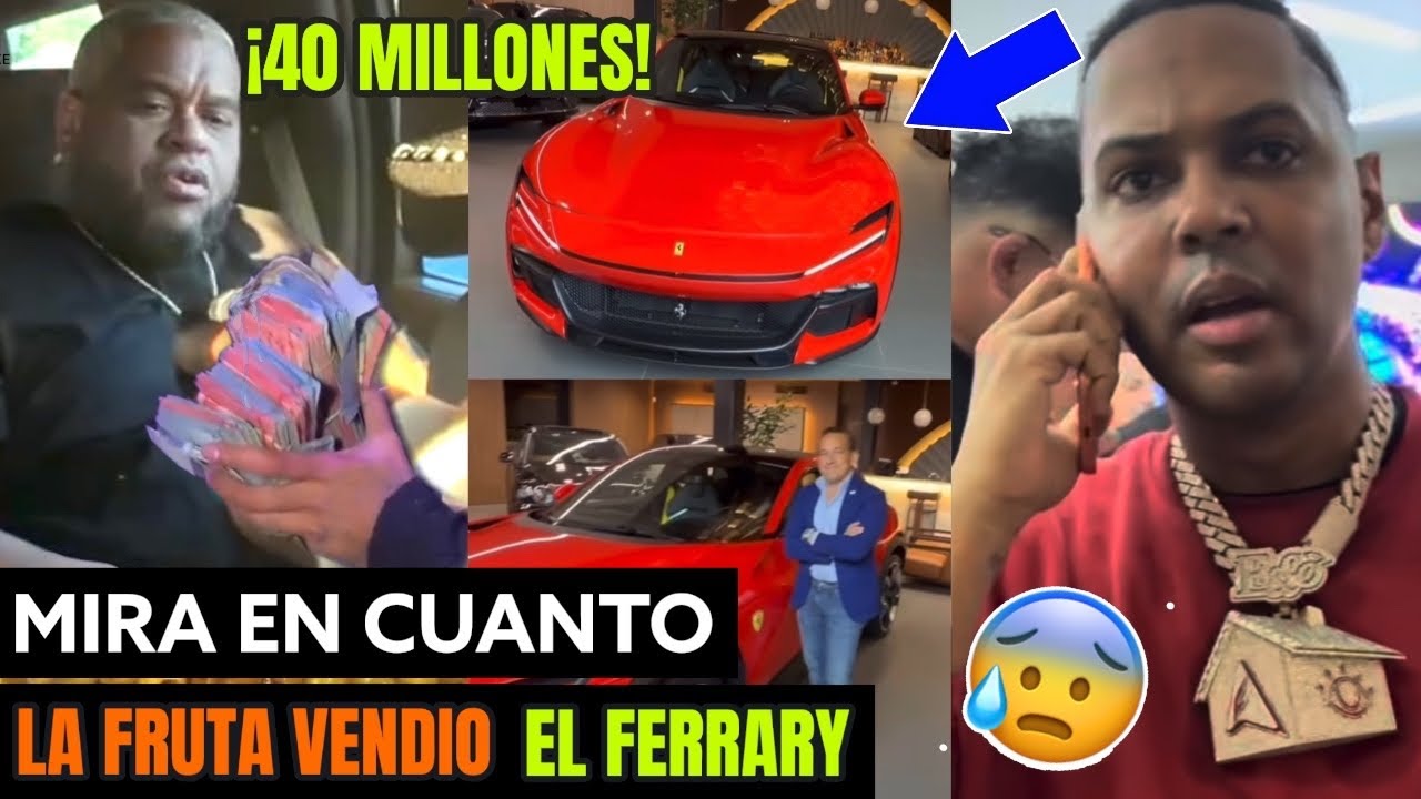 ¡Que Juidero! La Fruta Vende el Ferrary😱 Y Compra Apartamento De 40 Millones Alofoke Le Dice De Todo