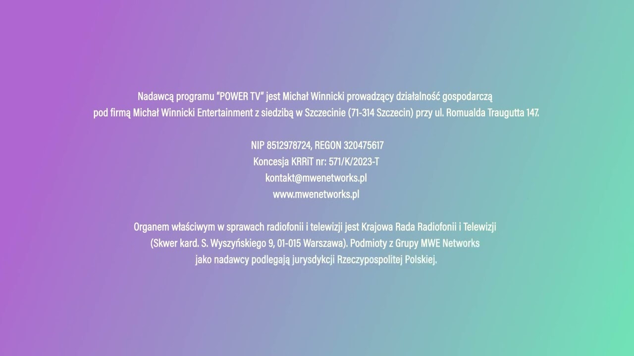 POWER TV HD - Restart emisji z planszą (8 maja 2025r.)