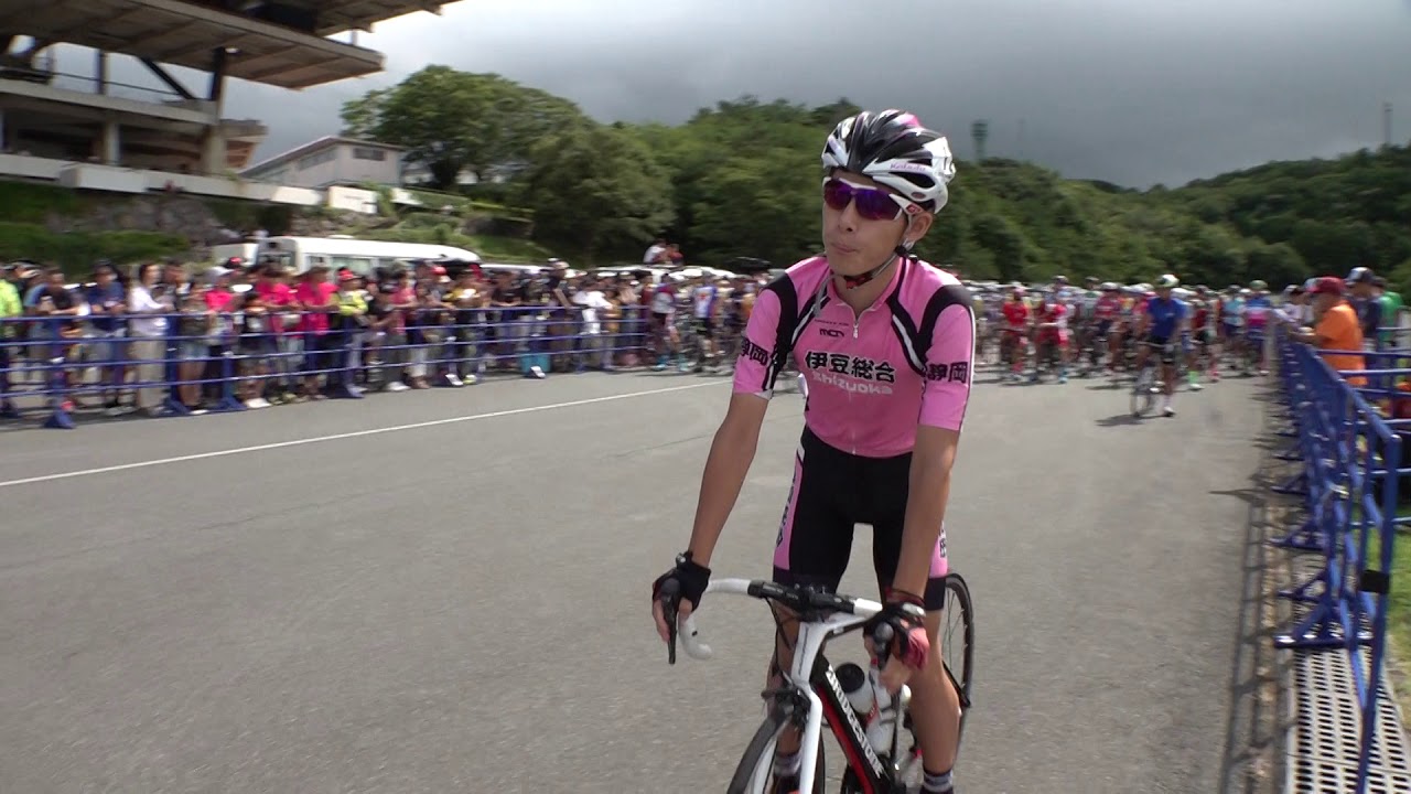 2018年IH 自転車競技 ロード 男子　車載カメラ