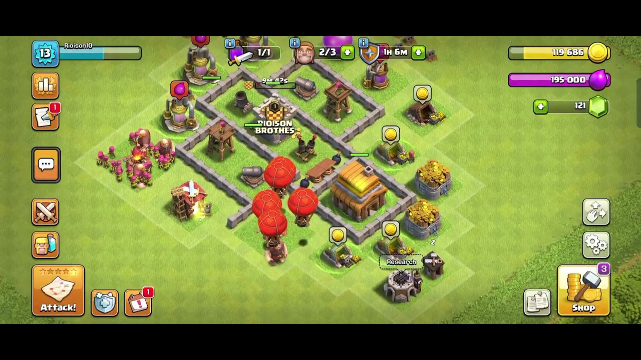 Back to back 3 ⭐⭐⭐ Growing my ids #clashofclans #sumit007live #coc #th16rootriderattack 