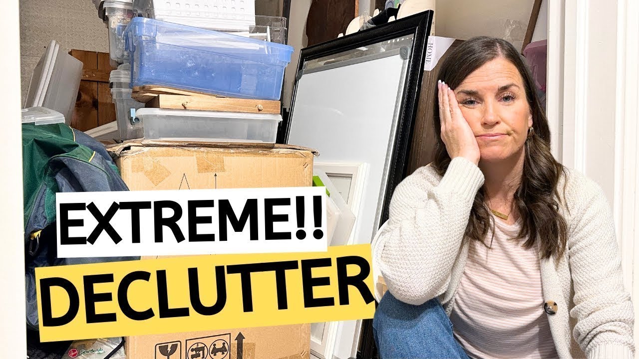 *MASSIVE* Storage Closet DECLUTTER | Before and After