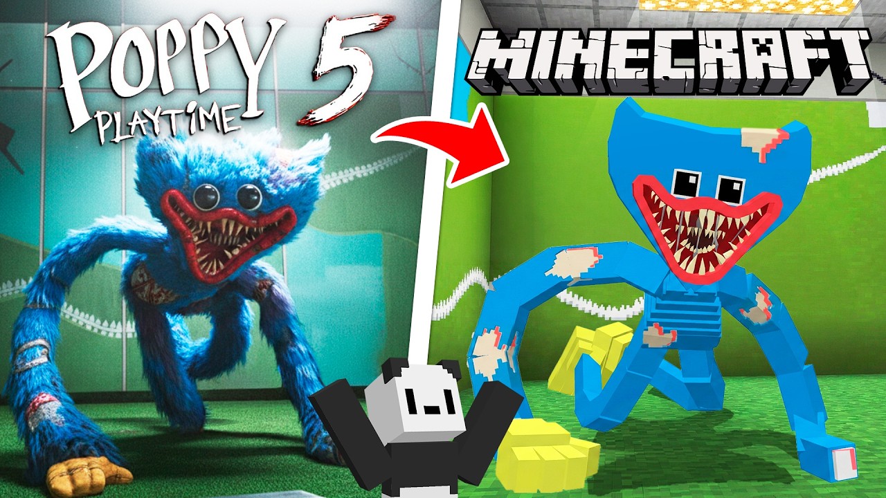 Я воссоздал трейлер POPPY PLAYTIME 5 в MINECRAFT
