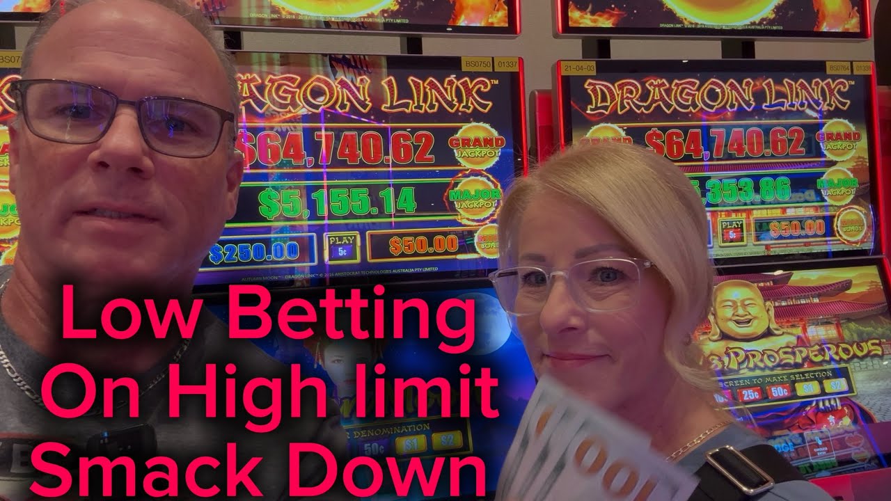 Low Betting On High Limit Dragon Link and Buffalo Link Slot Machines. Watch The Smack Down