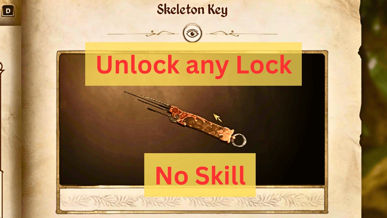 Unlock any Lock! No Skill needed! Oblivion Remastered