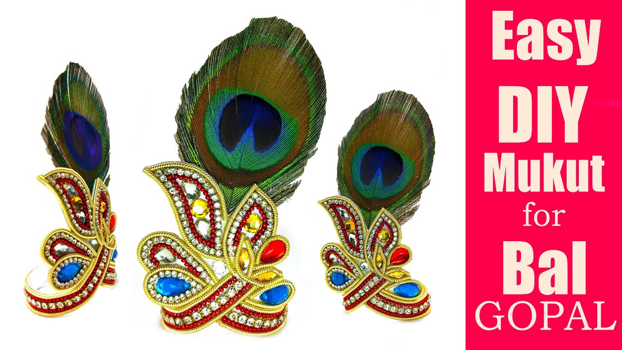 DIY How to make Mukut | God ( crown  / tahia in odia ) | kundan mukut | Art with Creativity