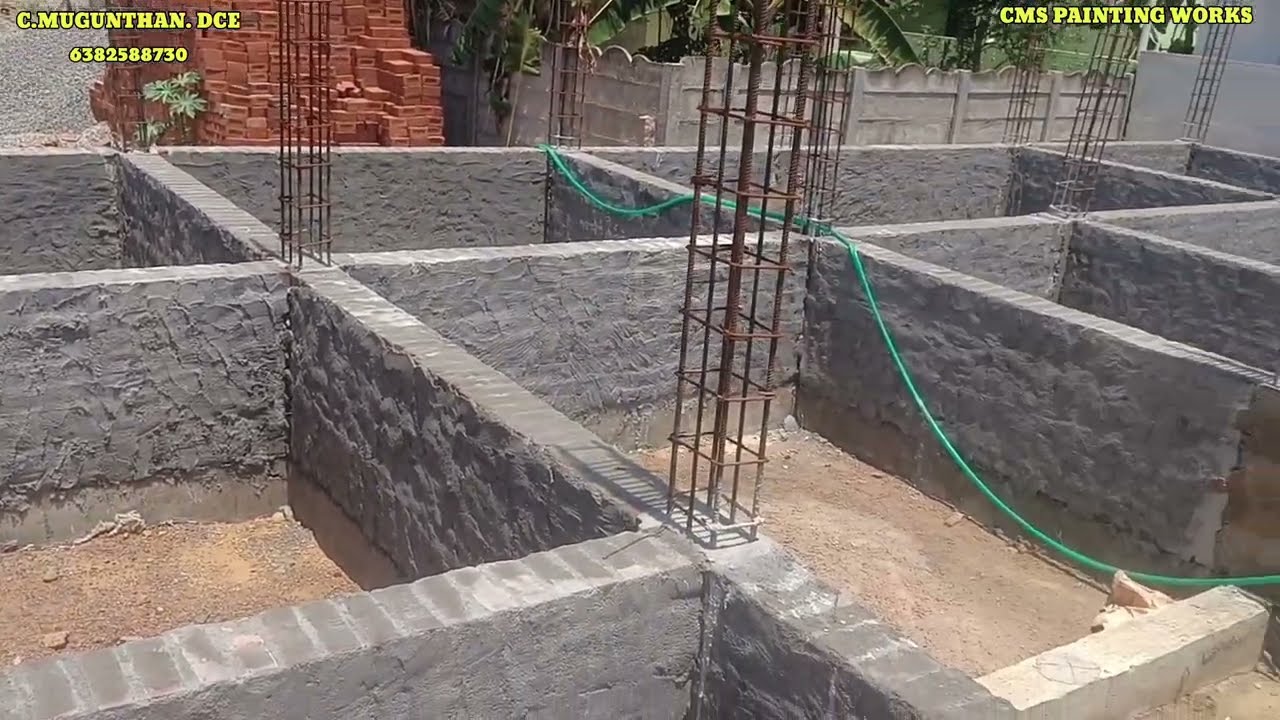 buliding basement waterproofing எப்படி செய்வது | அதன் அவசியம் 💢💯💯💢 #waterleakage