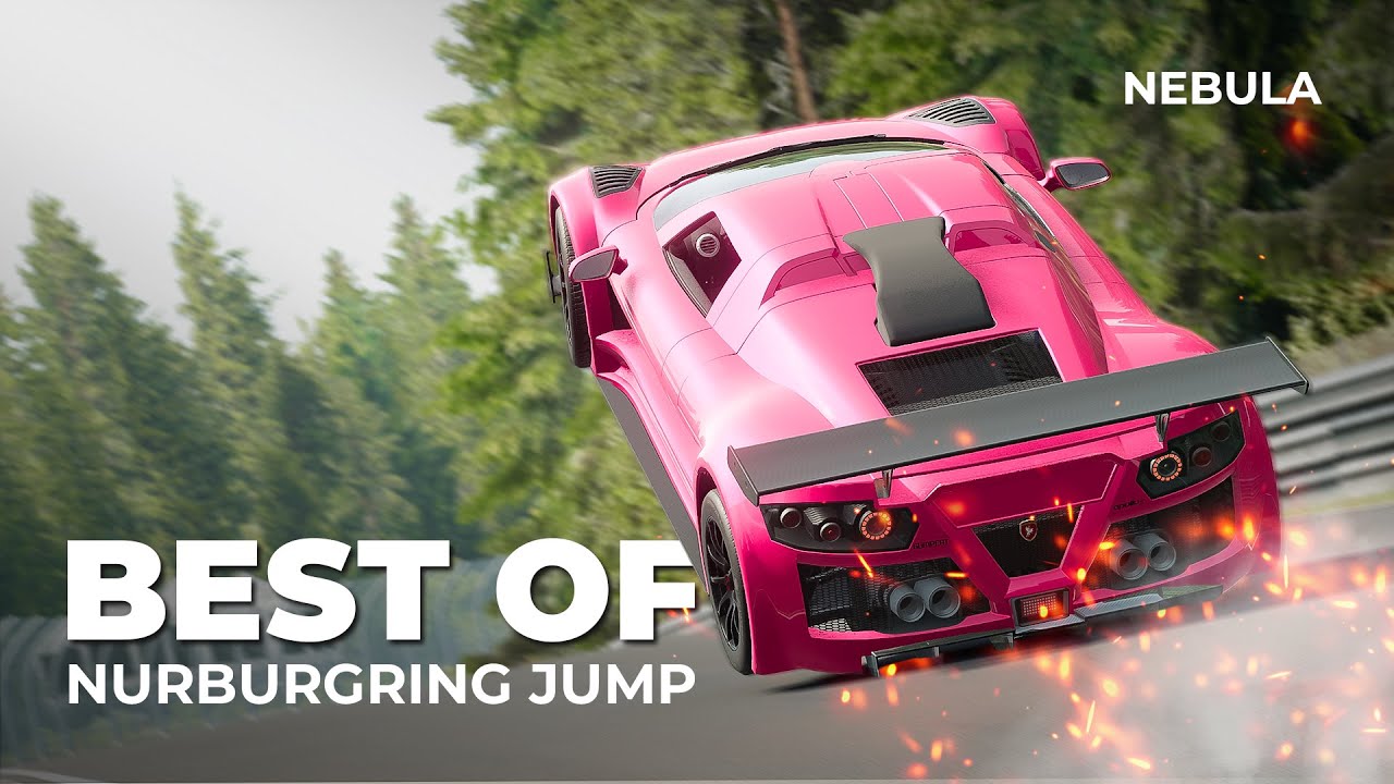Best of NURBURGRING JUMP Compilation BUT in BeamNG Drive