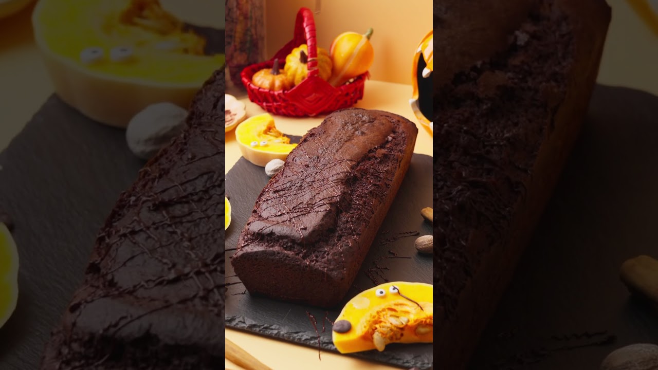 How to Make the Coolest Graveyard Pumpkin Loaf