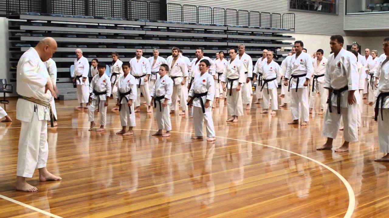 MORI TOSHIHIRO SHIHAN - 1st day of All JKA National Seminar