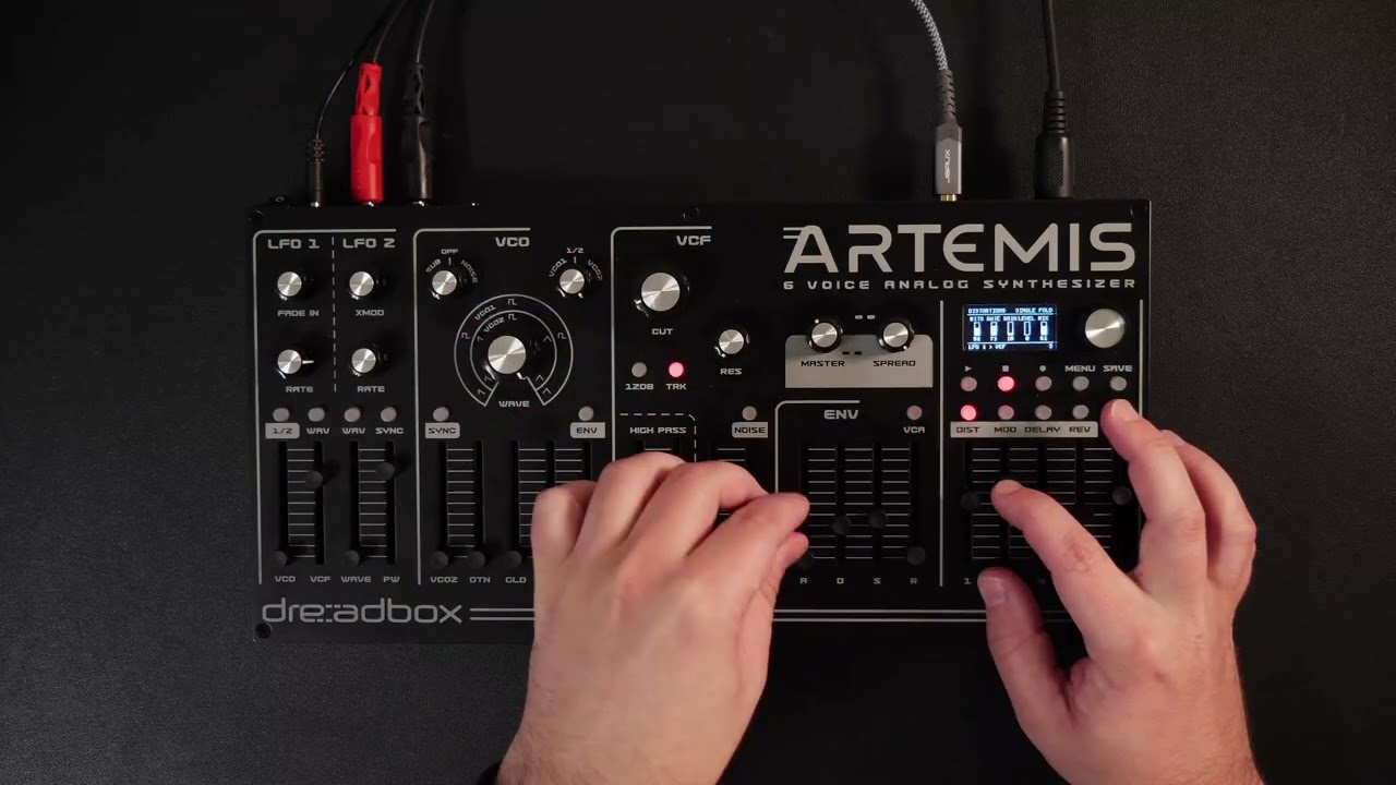 Dreadbox Artemis 6 Voice Analog Synthesizer Demo [No Talking]