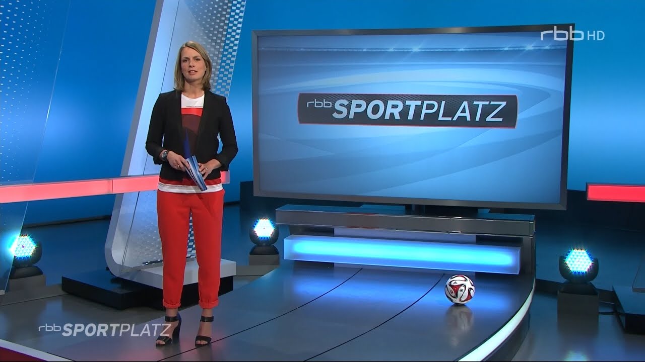 Jessy Wellmer - rbb Sportplatz 17.05.2015