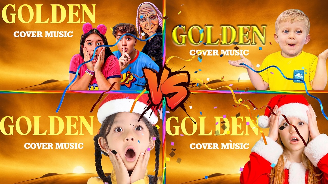 GOLDEN X  Maria Clara & JP VS Like Nastya VS Toys and Colors (Official Music Cover)