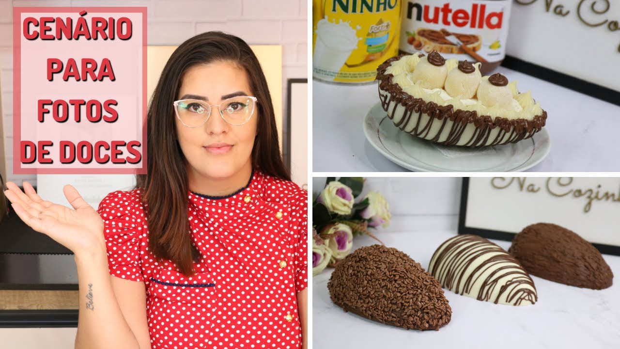 COMO MONTAR UM CENÁRIO PARA FOTOGRAFAR OS SEUS DOCES - CENÁRIO FÁCIL E PRÁTICO PARA FOTOS | Bru