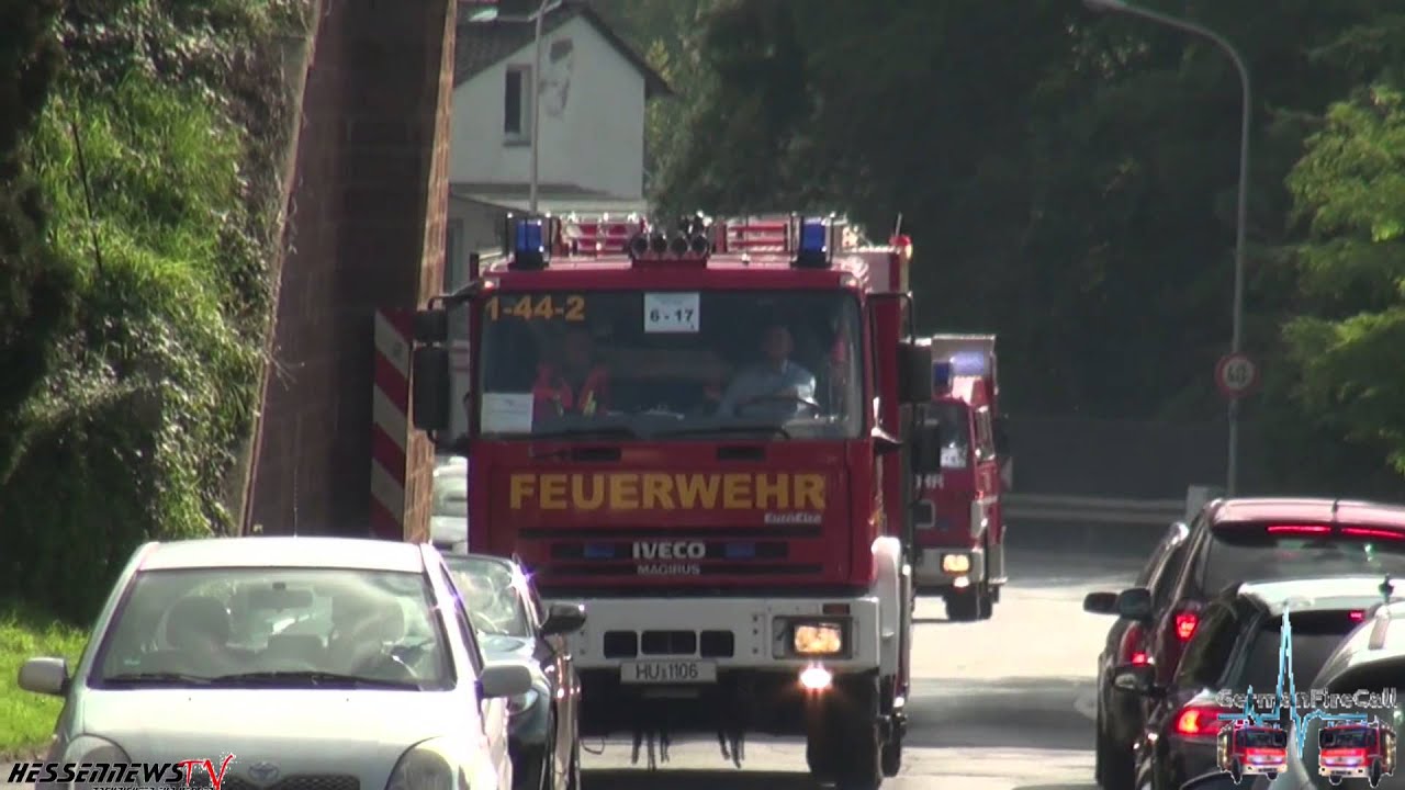 [MEGAÜBUNG] Mega-Übung der Jugendfeuerwehr ; 116 Einsatzfahrzeuge auf Einsatzfahrt - 27.09.2014