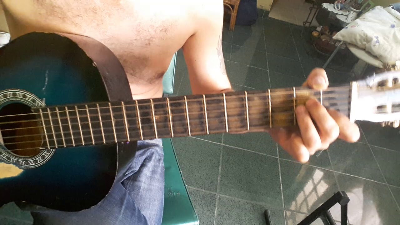 Cómo tocar Rezo por vos Charly García Spinetta con guitarra criolla Acordes Tutorial Letra Cover
